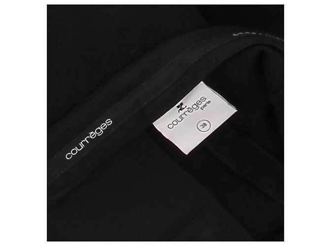 Courreges Wollhose schwarz - Ansicht 6