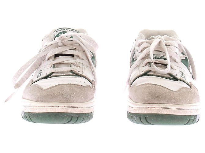 New Balance Leder-Sneaker "550" Weiß - Ansicht 4