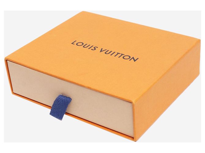 Louis Vuitton Portafoglio bifold monogramma blu e marrone - vista 7
