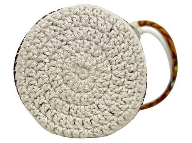 Hermès Hermes Flaschenhalter aus braunem Taurillon-Leder HERMES - Ansicht 7
