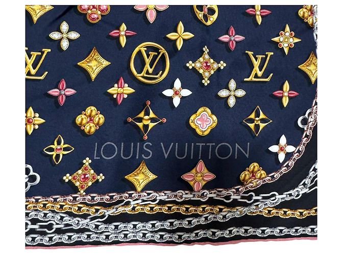 Louis Vuitton LOUIS VUITTON Sciarpa in seta Carre Your Highness da donna Multicolore - vista 3