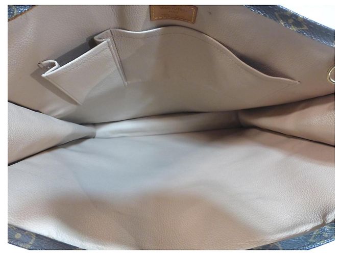 Louis Vuitton Monogram Sac Plat Borsa Tote Marrone Monogramma - vista 15