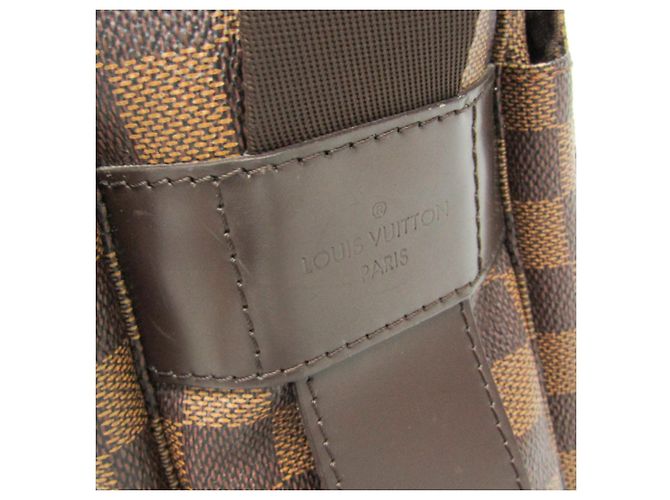 Borsa a tracolla Louis Vuitton Damier Naviglio da uomo Marrone - vista 10