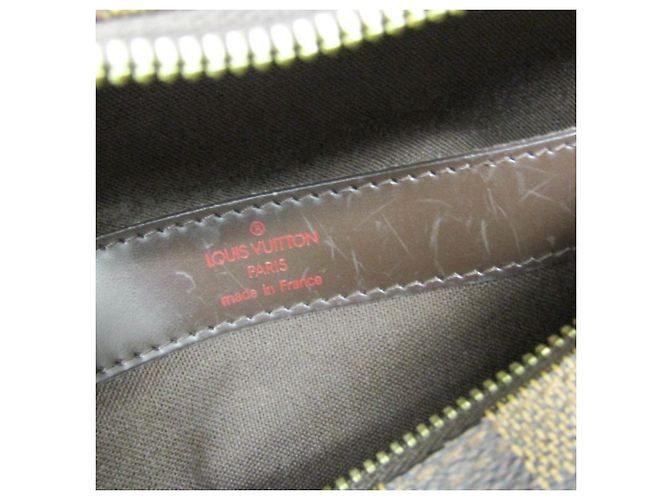 Borsa a tracolla Louis Vuitton Damier Naviglio da uomo Marrone - vista 15