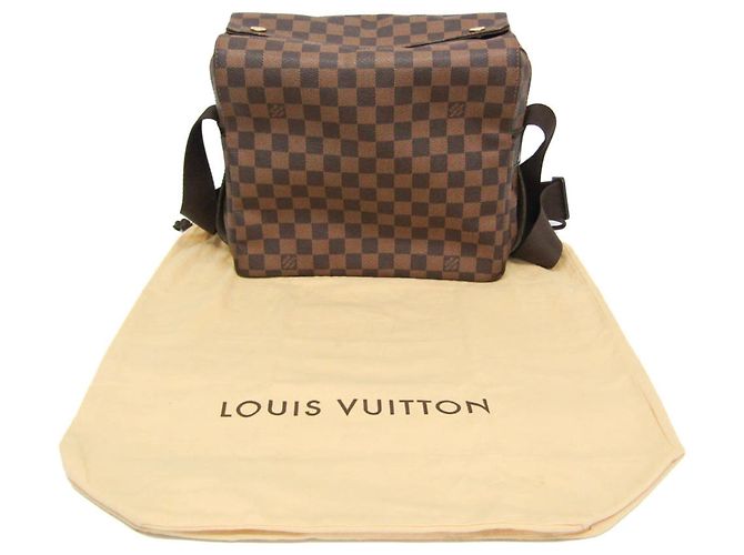 Borsa a tracolla Louis Vuitton Damier Naviglio da uomo Marrone - vista 2