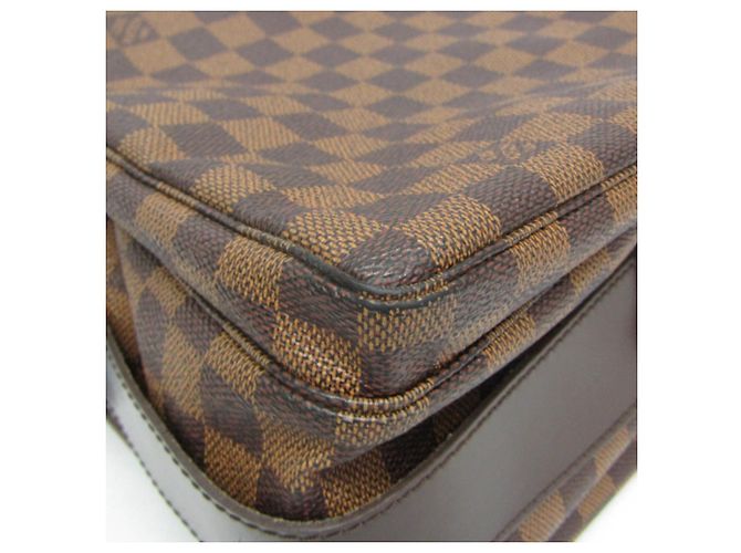Borsa a tracolla Louis Vuitton Damier Naviglio da uomo Marrone - vista 7