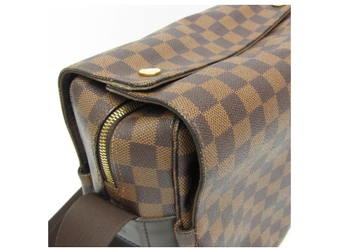 Borsa a tracolla Louis Vuitton Damier Naviglio da uomo Marrone - vista 8