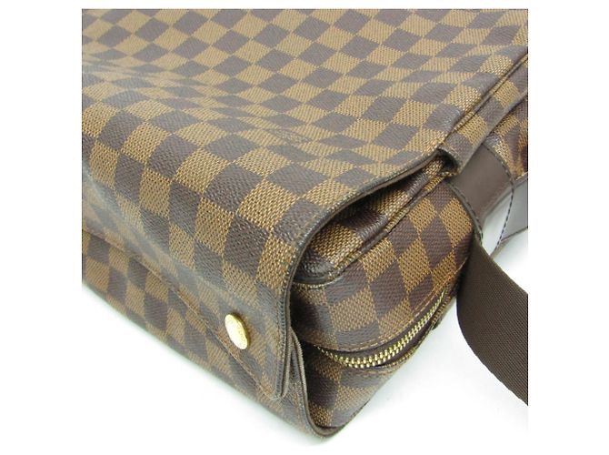 Borsa a tracolla Louis Vuitton Damier Naviglio da uomo Marrone - vista 9