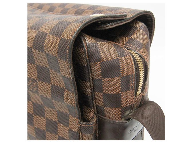 Borsa a tracolla Louis Vuitton Damier Naviglio da uomo Marrone - vista 10