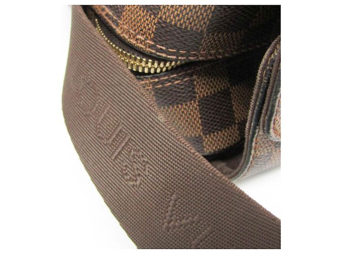 Borsa a tracolla Louis Vuitton Damier Naviglio da uomo Marrone - vista 12