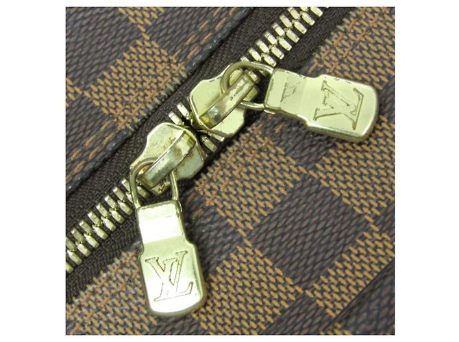 Borsa a tracolla Louis Vuitton Damier Naviglio da uomo Marrone - vista 15