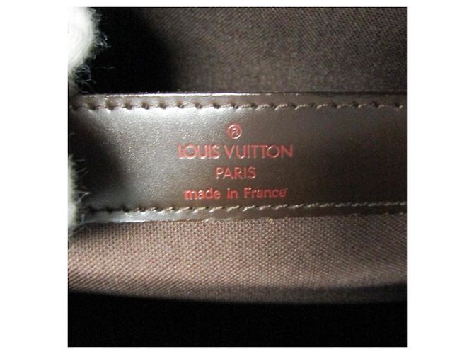 Borsa a tracolla Louis Vuitton Damier Naviglio da uomo Marrone - vista 17