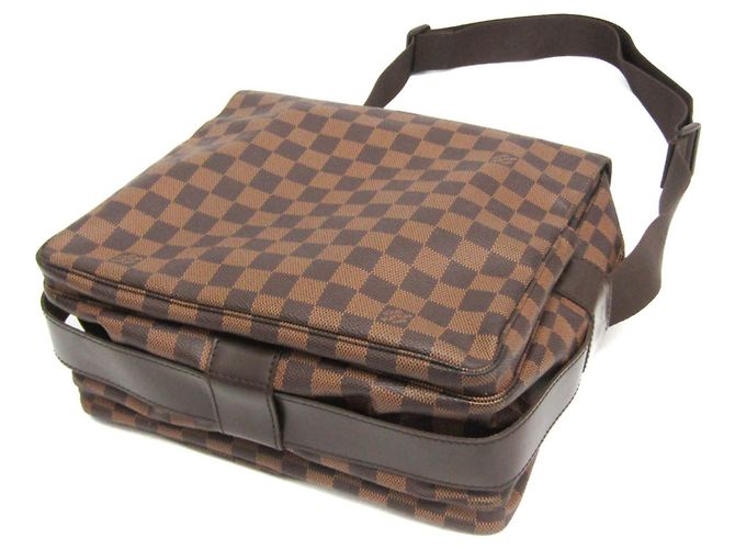 Borsa a tracolla Louis Vuitton Damier Naviglio da uomo Marrone - vista 2