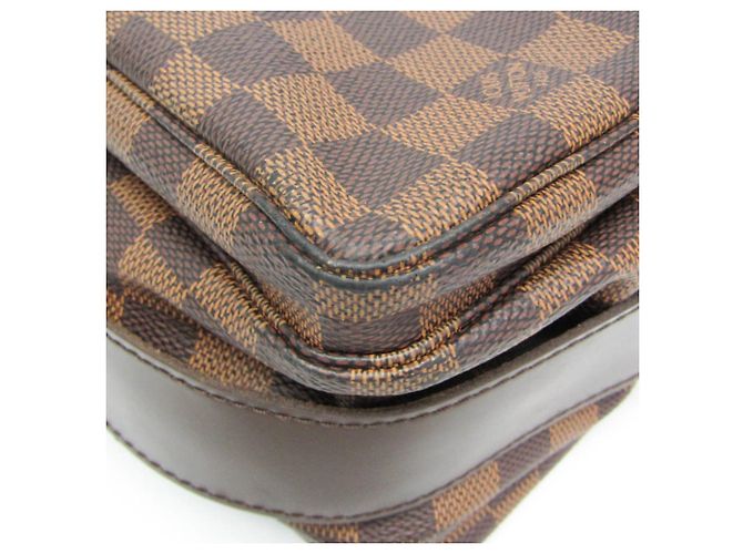 Borsa a tracolla Louis Vuitton Damier Naviglio da uomo Marrone - vista 4