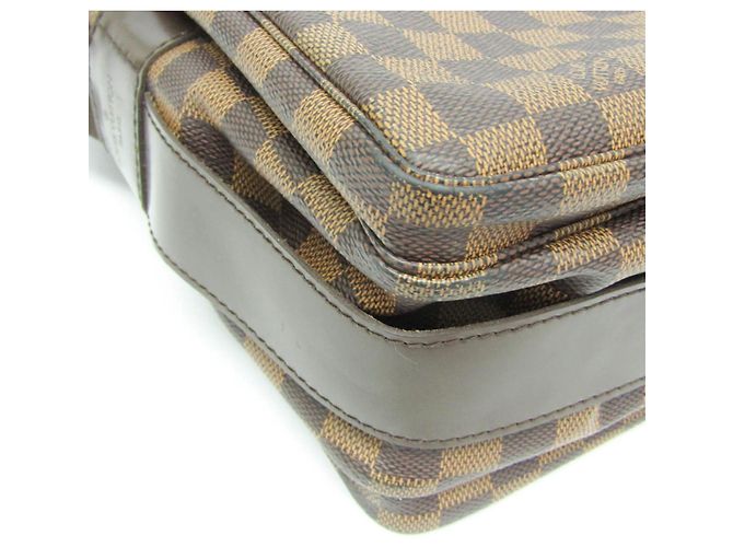 Borsa a tracolla Louis Vuitton Damier Naviglio da uomo Marrone - vista 5