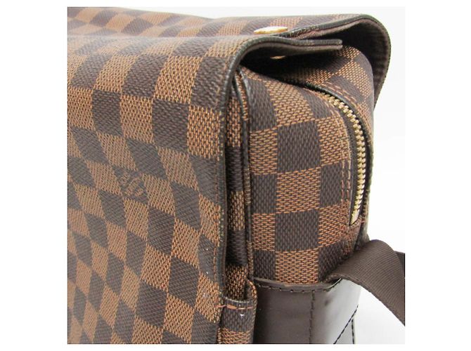 Borsa a tracolla Louis Vuitton Damier Naviglio da uomo Marrone - vista 8