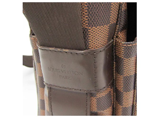 Borsa a tracolla Louis Vuitton Damier Naviglio da uomo Marrone - vista 9