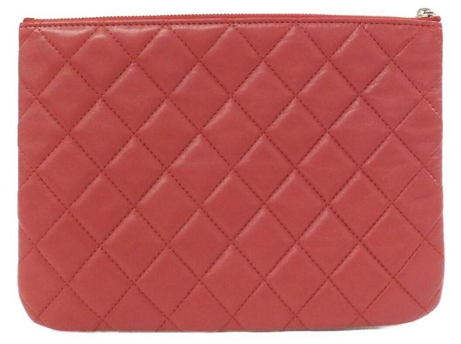 Pochette Chanel Timeless Classic Line Roja - vista 2