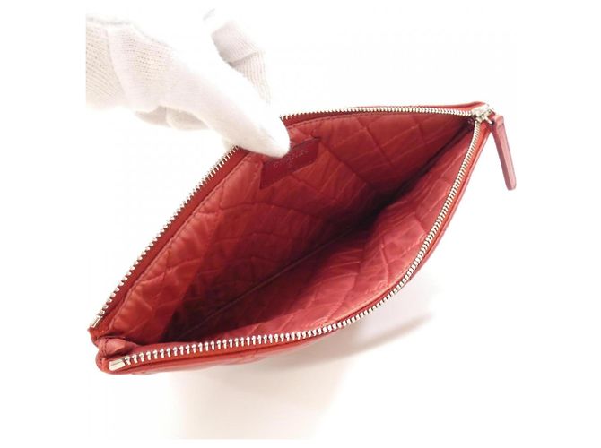 Pochette Chanel Timeless Classic Line Roja - vista 9