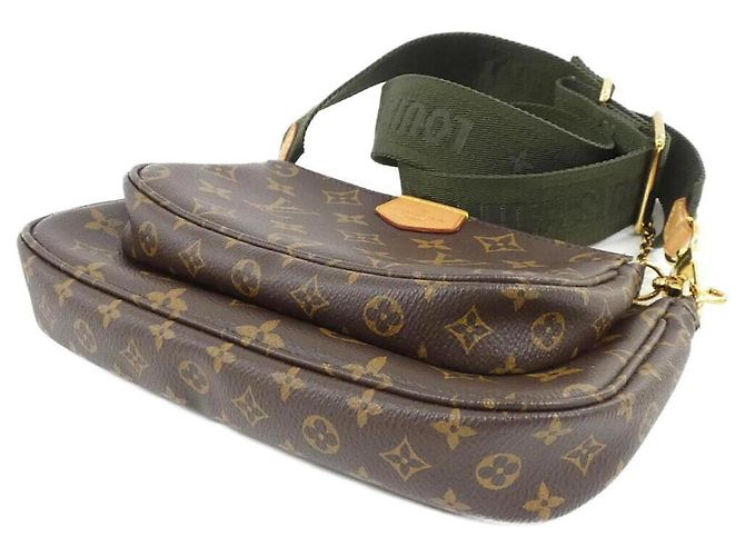 Bolso de Hombro Louis Vuitton Monogram Multi Pochette Accessoires Caqui - vista 3
