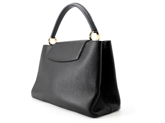 Borsa Louis Vuitton Capucines MM, pelle Taurillon, . LOUIS VUITTON nero. borsa da donna. - vista 2