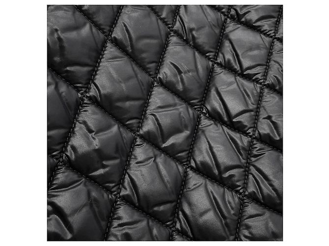 Borsa Tote CHANEL Matelassé Coco Mark Cocoon Small Nylon Black Borsa da donna Nero - vista 8