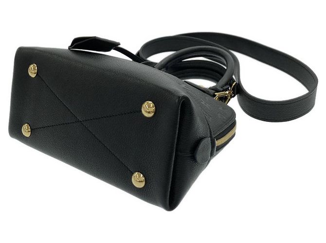 Borsa Louis Vuitton Monogram Empreinte Neo Alma BB Nero - vista 3