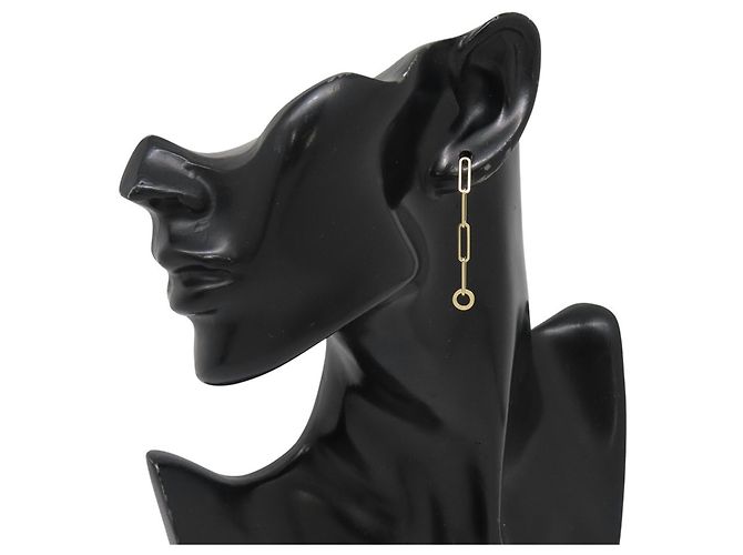 Hermès Orecchini Hermes Kelly Chaine, Oro giallo, Design asimmetrico. - vista 5