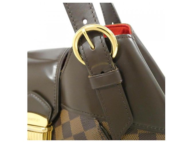 Borsa a tracolla Louis Vuitton Damier Sistina GM Marrone - vista 8