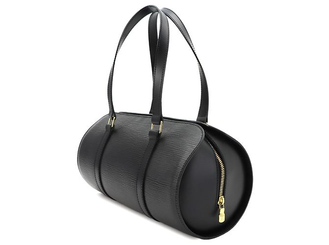 Borsa Louis Vuitton Epi Soufflot, Pelle, Noir (), Hardware Oro. D'oro - vista 3