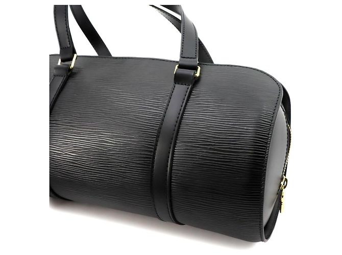 Borsa Louis Vuitton Epi Soufflot, Pelle, Noir (), Hardware Oro. D'oro - vista 8