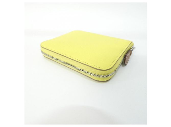 Silk In Hermès Hermes EN LIBERTE Cartera compacta de seda Naranja - vista 2