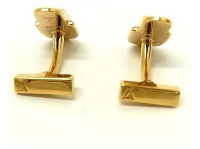 LOUIS VUITTON Gemelli, Gemelli Cellure, Gold, Gemelli da Uomo D'oro - vista 2