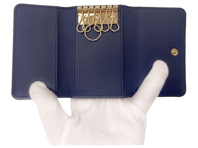 Porta llaves de cuero Chloé Logo para mujer - vista 4