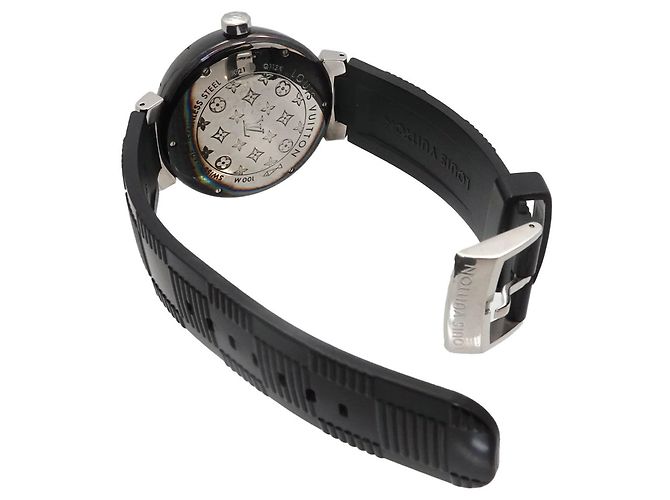 Orologio Louis Vuitton Tambour GMT da uomo in nero, Data, Movimento Automatico - vista 4