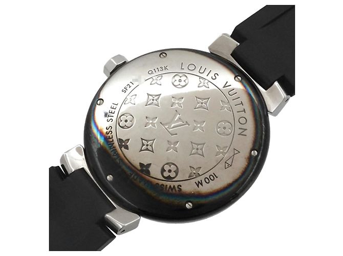 Orologio Louis Vuitton Tambour GMT da uomo in nero, Data, Movimento Automatico - vista 6
