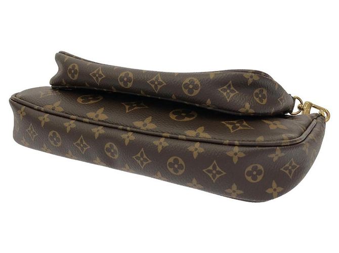 Bolso de Hombro Louis Vuitton Monogram Multi Pochette Accessoires Caqui - vista 3