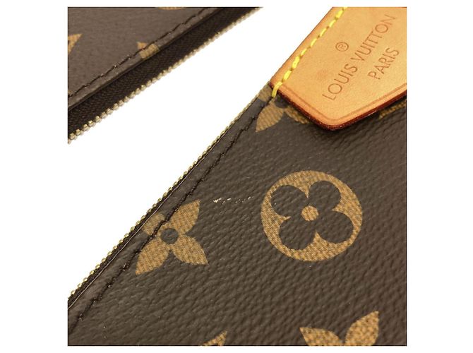 Bolso de Hombro Louis Vuitton Monogram Multi Pochette Accessoires Caqui - vista 4