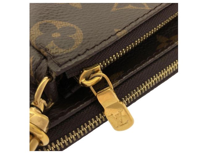 Bolso de Hombro Louis Vuitton Monogram Multi Pochette Accessoires Caqui - vista 5