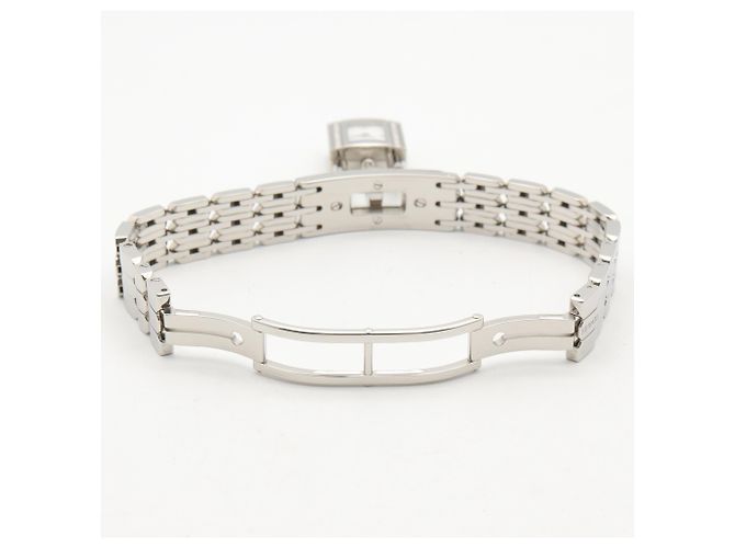 Hermès Kelly Mini Uhr, Edelstahl, Diamant, Damen, Weiß (.) - Ansicht 4
