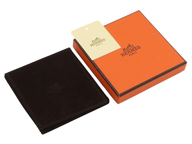 Hermès Spilla Hermes Petit H in seta HERMES badge Multicolore - vista 7
