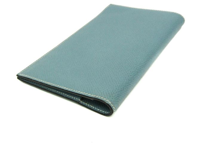 Hermès Hermes Agenda Pocket Size Planerhülle Blue Jean Vision Blau - Ansicht 2