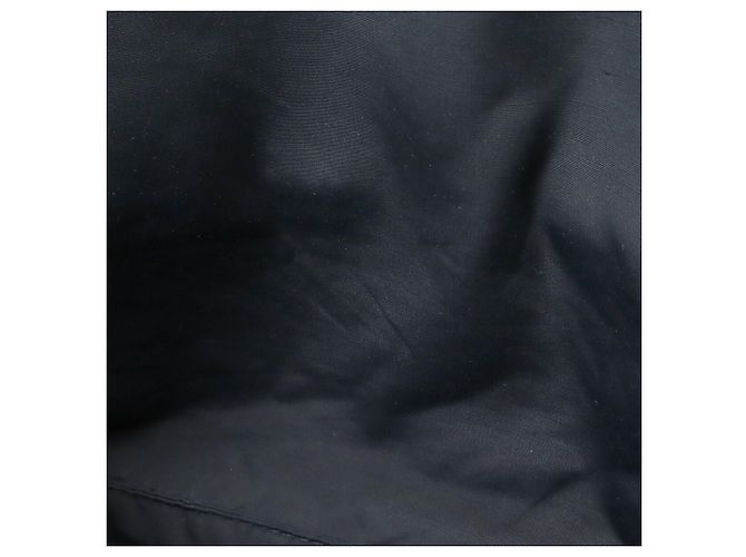 Hermès HERMES Bolide Pouch Sellier Borsa multiuso in nylon canvas e pelle nera Nero - vista 8