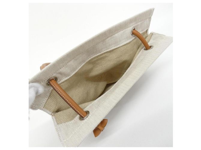 Hermès Borsa a tracolla Hermes Sac Aline Bianco - vista 6