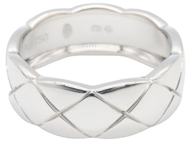 Anillo Chanel Coco Crush, Medium, Oro Blanco () - Tono plateado para mujer Plata - vista 2