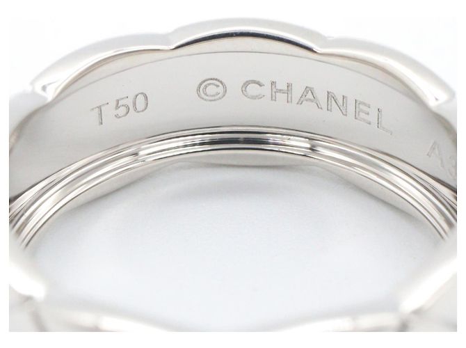 Anillo Chanel Coco Crush, Medium, Oro Blanco () - Tono plateado para mujer Plata - vista 3