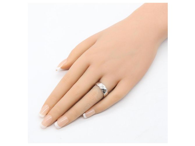 Anillo Chanel Coco Crush, Medium, Oro Blanco () - Tono plateado para mujer Plata - vista 7