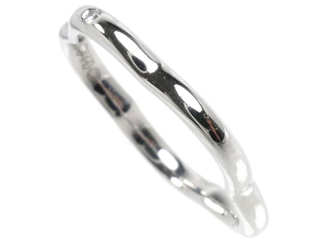 Anello Chanel in oro bianco 18K Camelia e diamante - vista 2