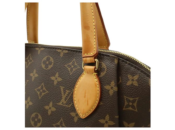 LOUIS VUITTON Borsa Louis Vuitton Monogram Rivoli MM Borsa Tote a Spalla Marrone - vista 8
