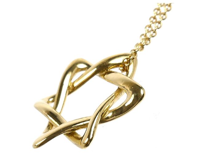 Collana Stella di Davide in oro giallo 18K di Tiffany & Co. - vista 3